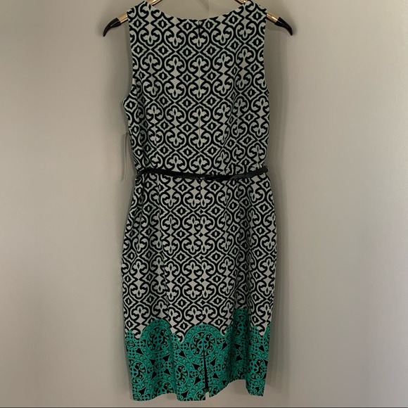 *NWT* Evan-Picone Garden of Eden Midi Dress - Picture 5 of 11